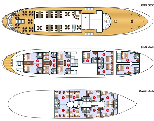 Cabin layout for President